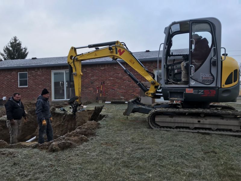 septic system backup in basement